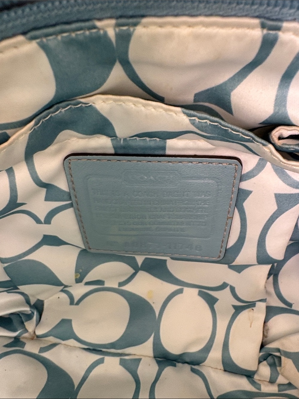 Coach Hampton Diaper Bag with Changing Pad - Picture 10 of 16